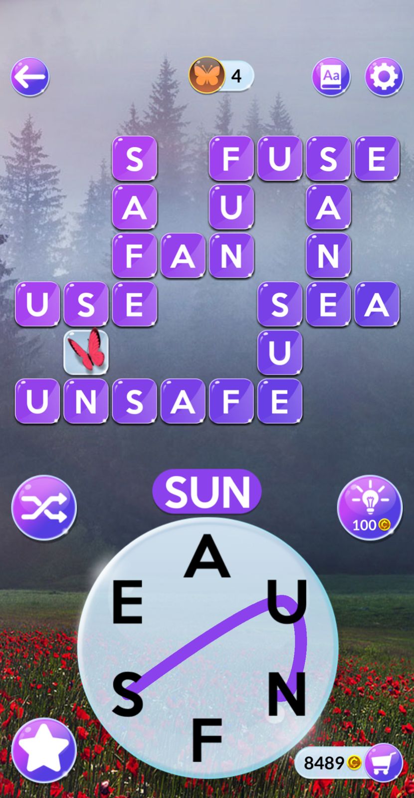 Wordscapes In Bloom Daily February 16 2026