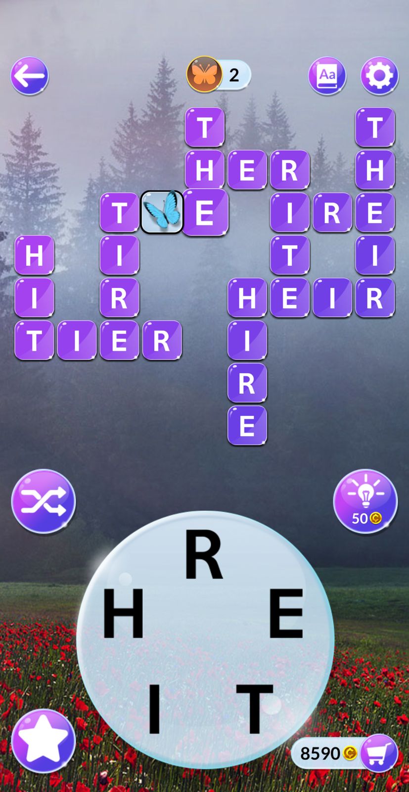 Wordscapes In Bloom Daily February 24 2026
