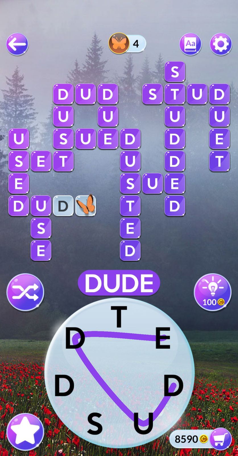 Wordscapes In Bloom Daily February 26 2026