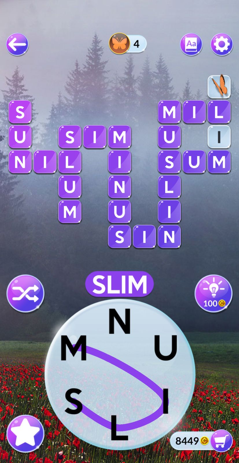 Wordscapes In Bloom Daily February 9 2026