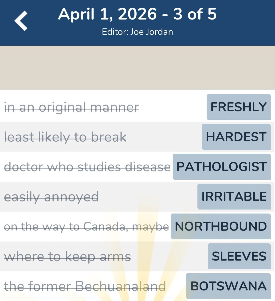 7 Little Words April 1 2026 3 7 Little Words April 1 2026 3