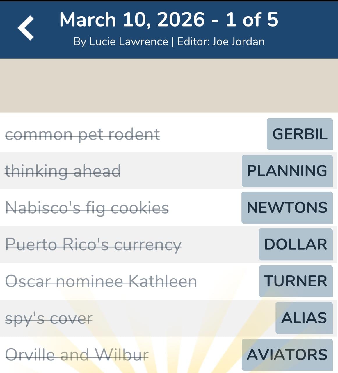 7 Little Words March 10 2026 1