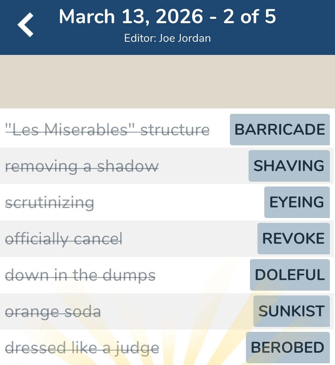 7 Little Words March 13 2026 2