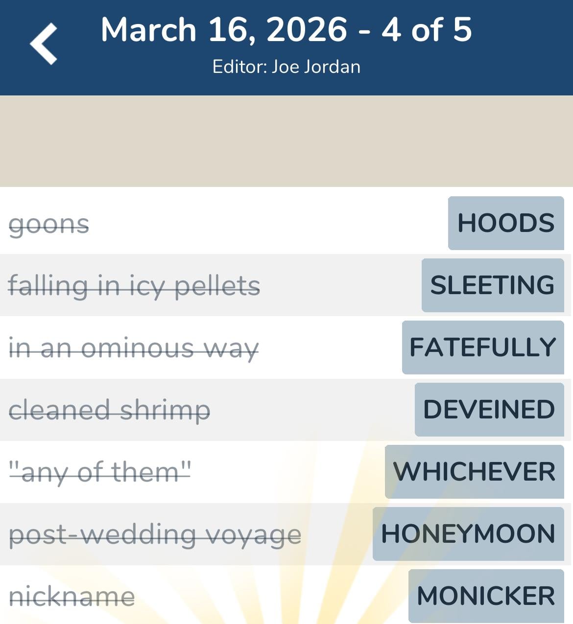 7 Little Words March 16 2026 4 7 Little Words March 16 2026 4