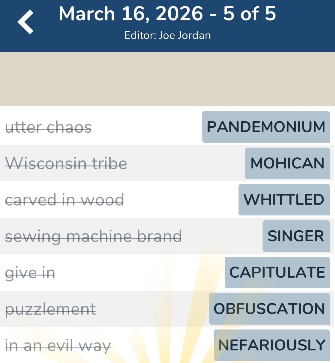 7 Little Words March 16 2026 5 7 Little Words March 16 2026 5