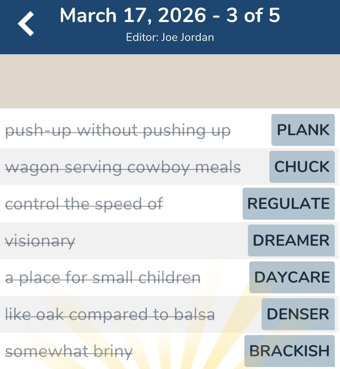 7 Little Words March 17 2026 3