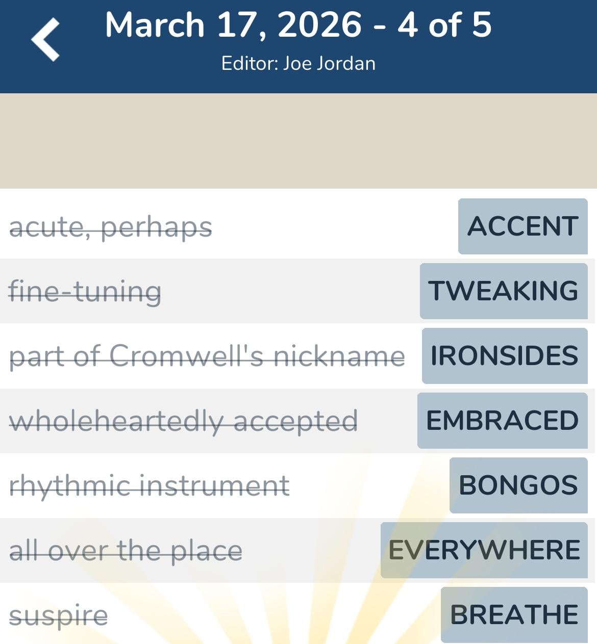 7 Little Words March 17 2026 4