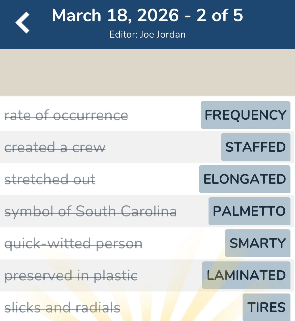 7 Little Words March 18 2026 2