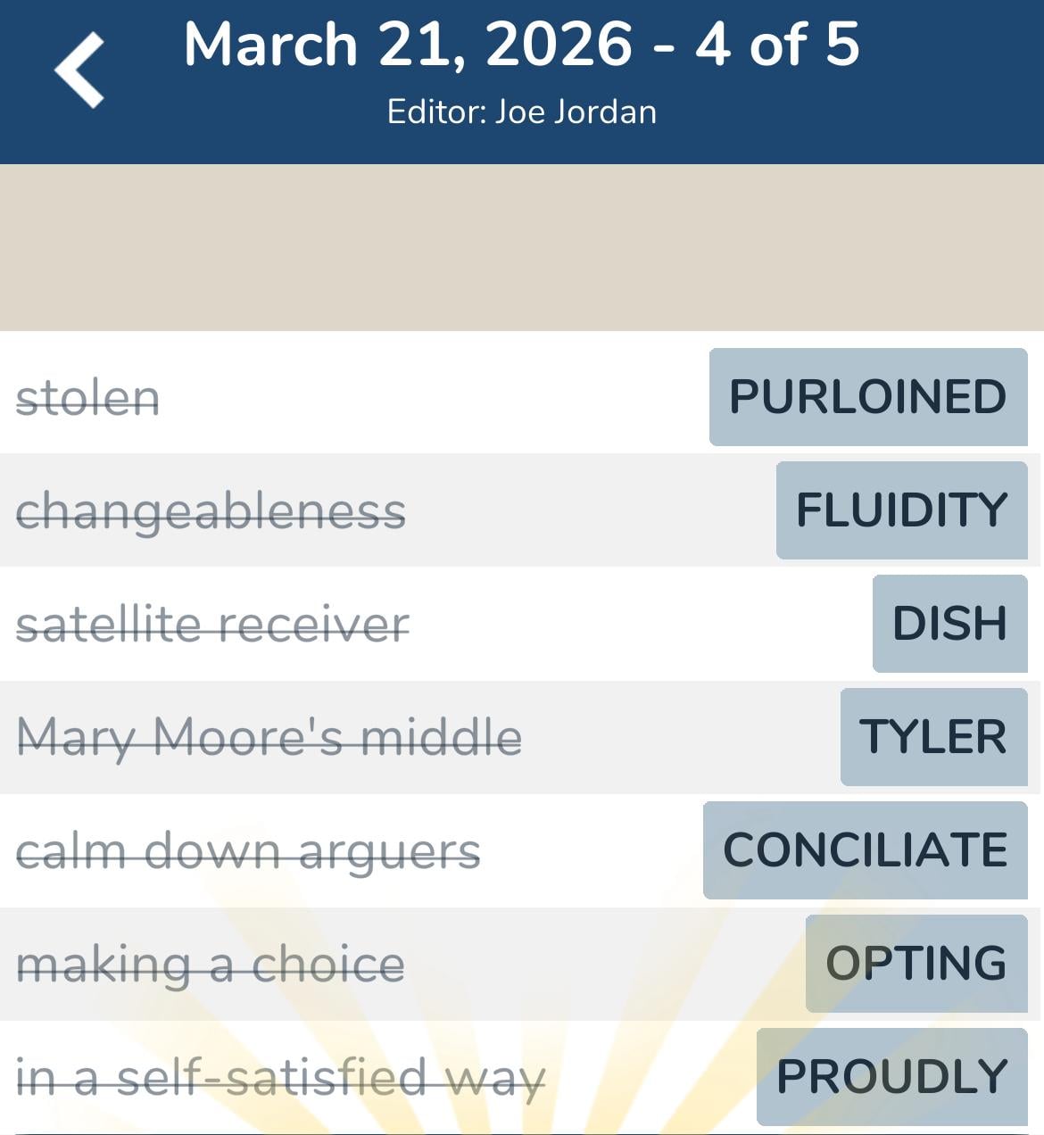 7 Little Words March 21 2026 4