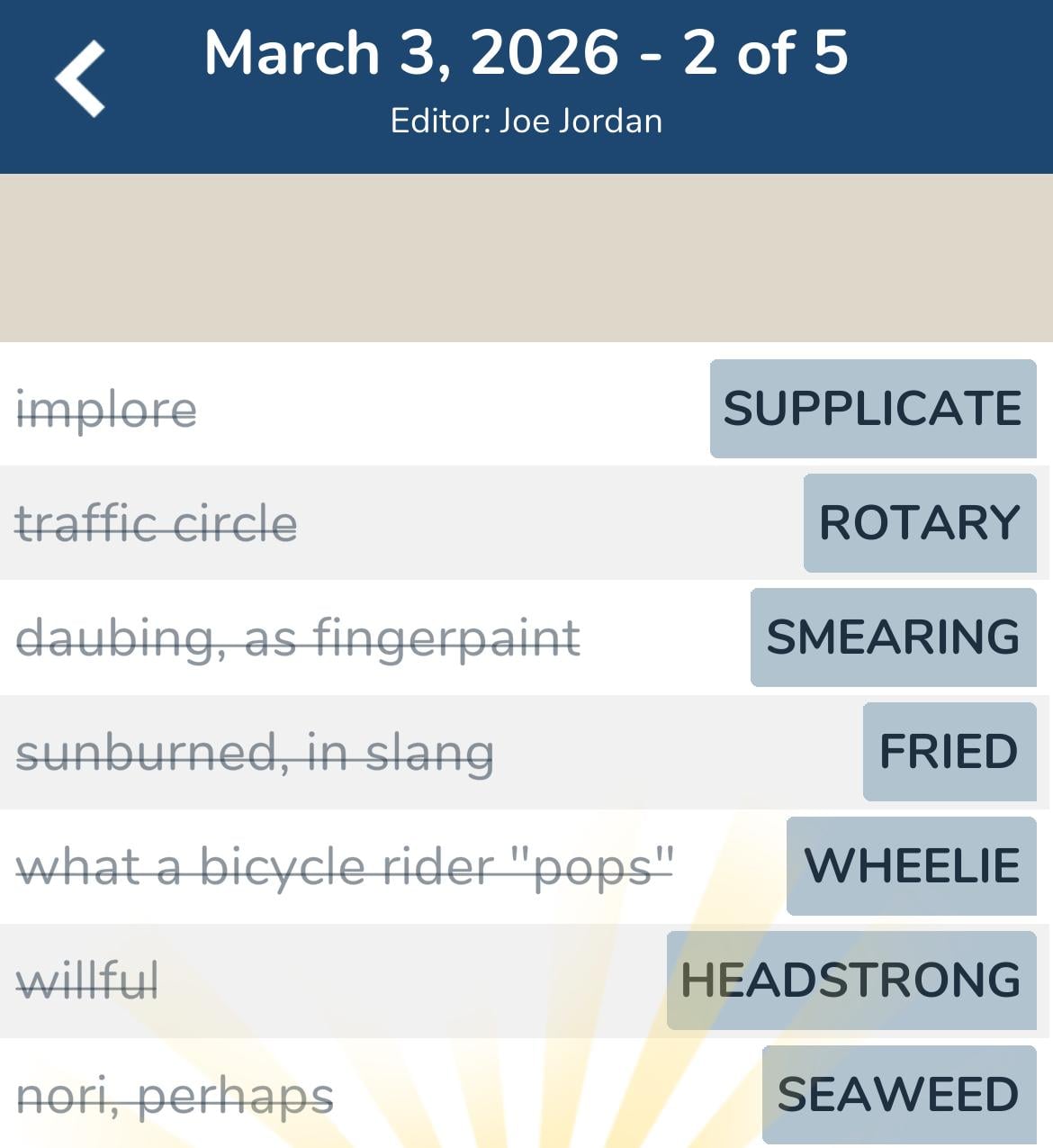 7 Little Words March 3 2026 2