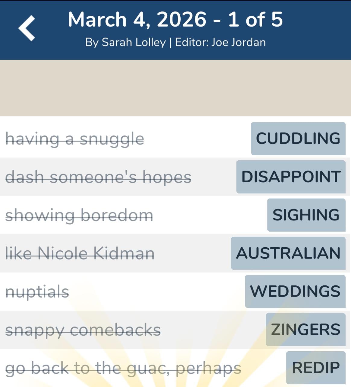 7 Little Words March 4 2026 1 7 Little Words March 4 2026 1
