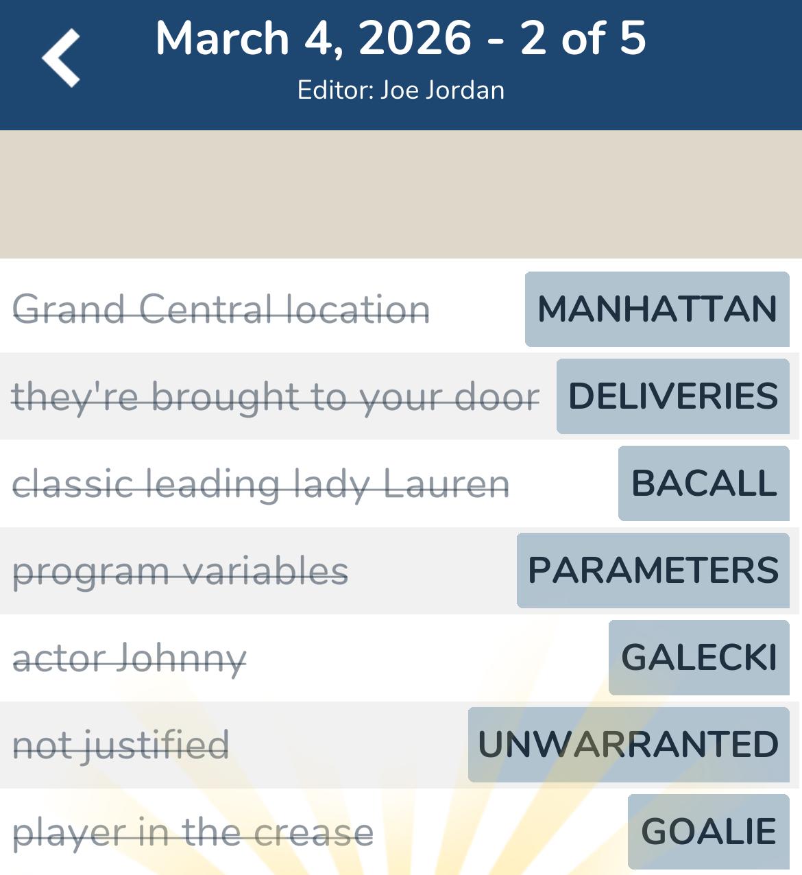7 Little Words March 4 2026 2 7 Little Words March 4 2026 2