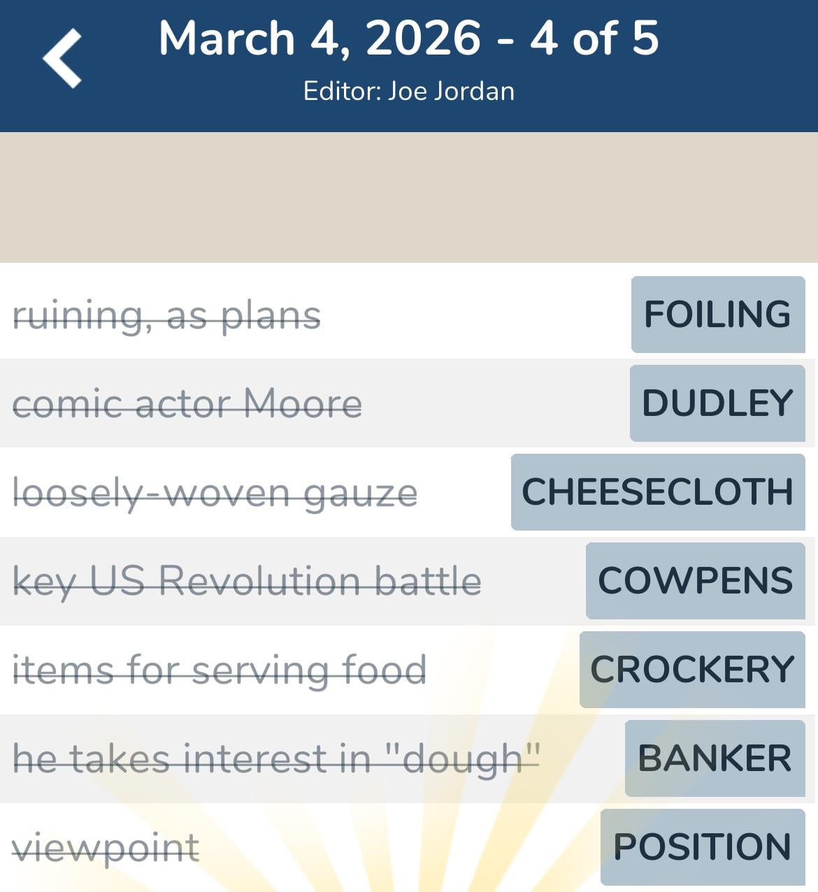 7 Little Words March 4 2026 4 7 Little Words March 4 2026 4