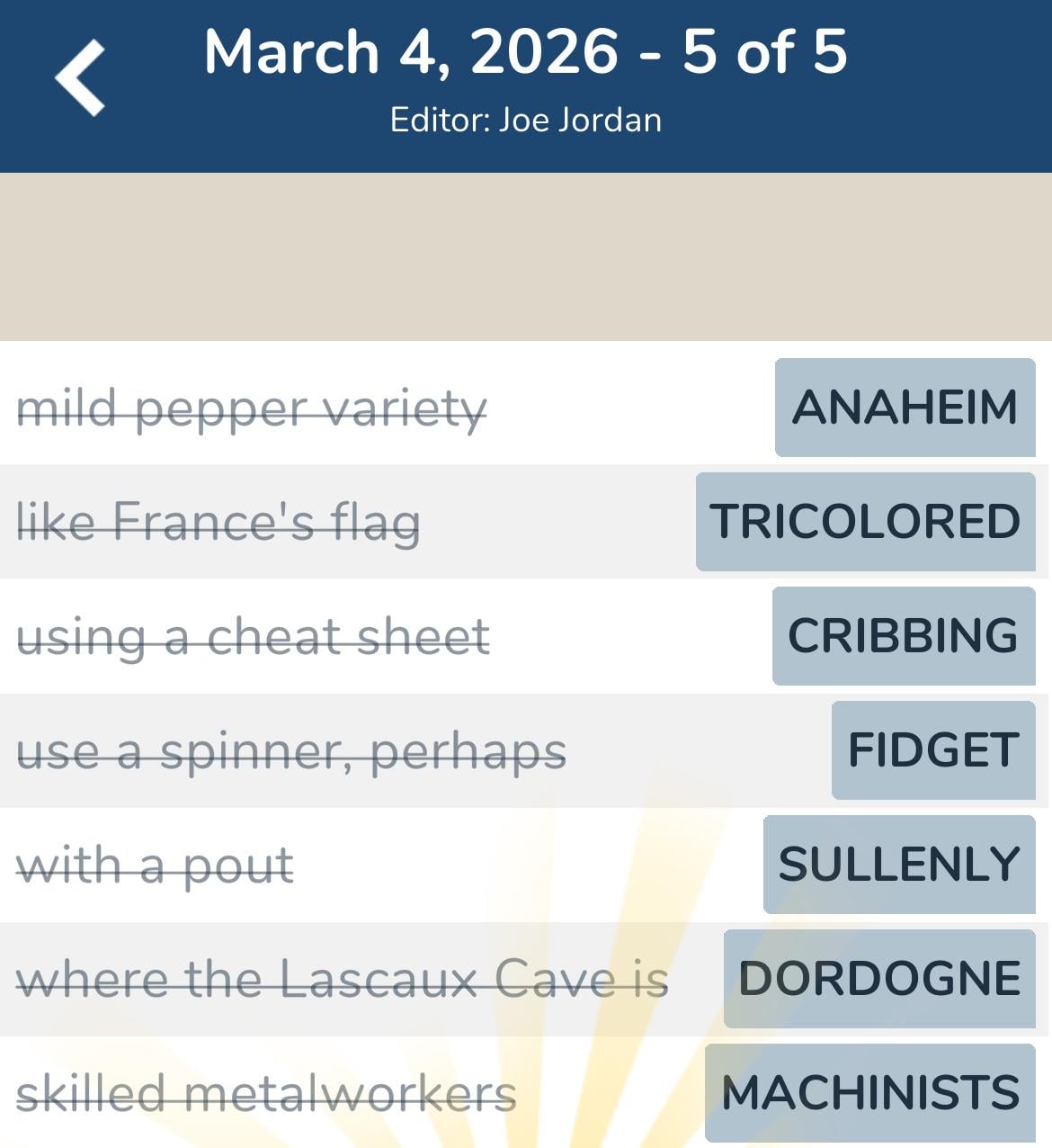 7 Little Words March 4 2026 5 7 Little Words March 4 2026 5