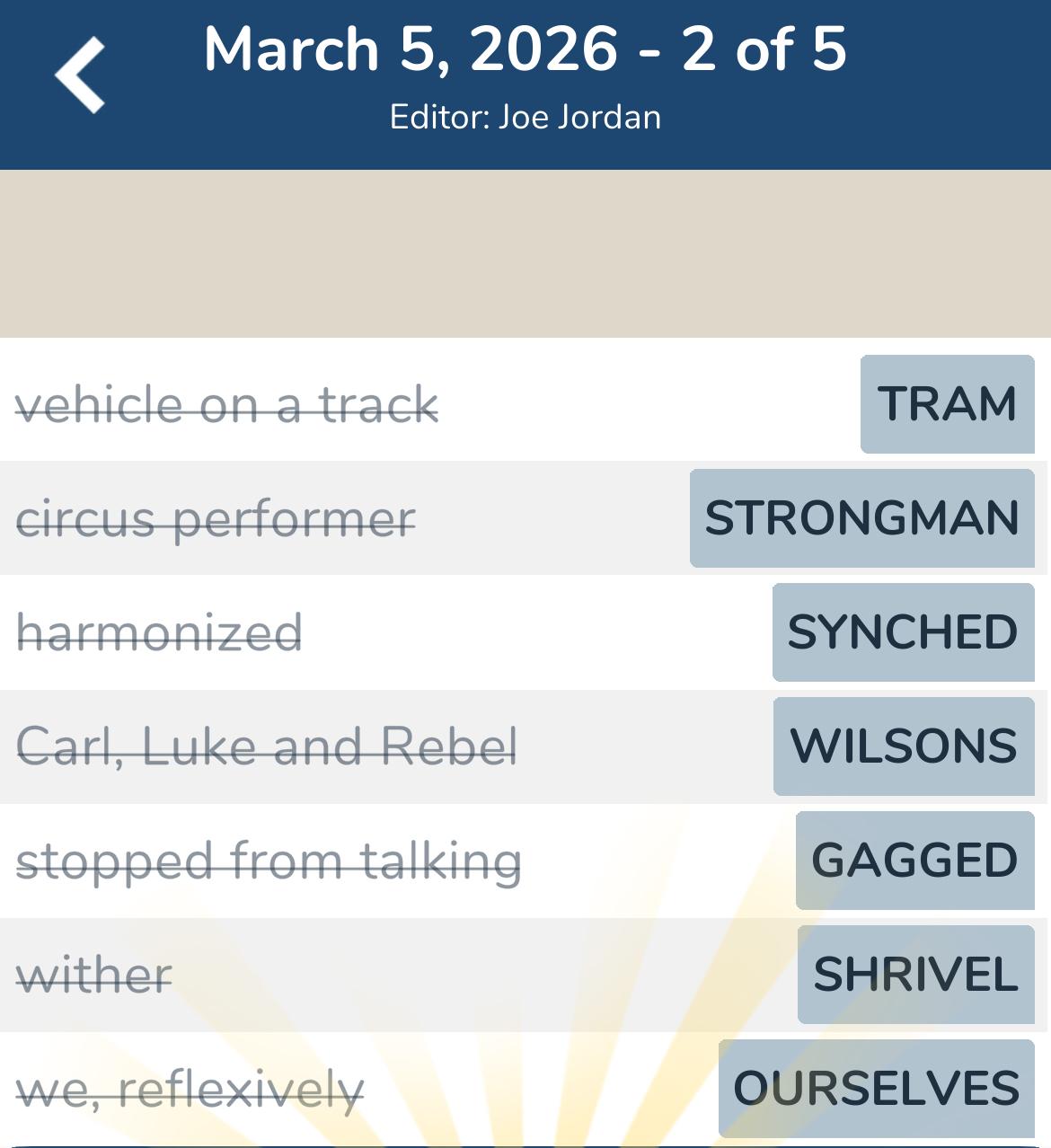 7 Little Words March 5 2026 2