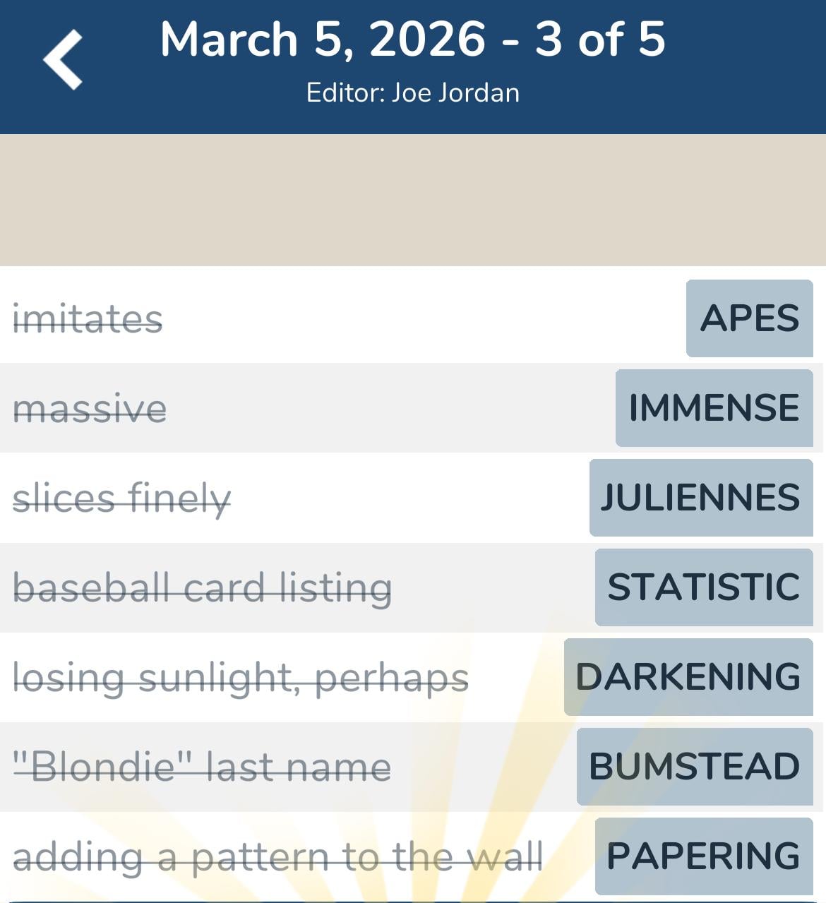 7 Little Words March 5 2026 3