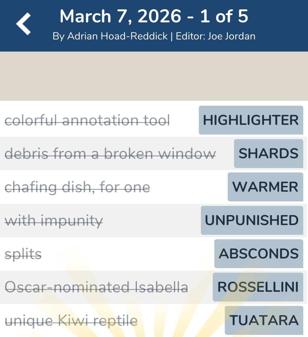 7 Little Words March 7 2026 1