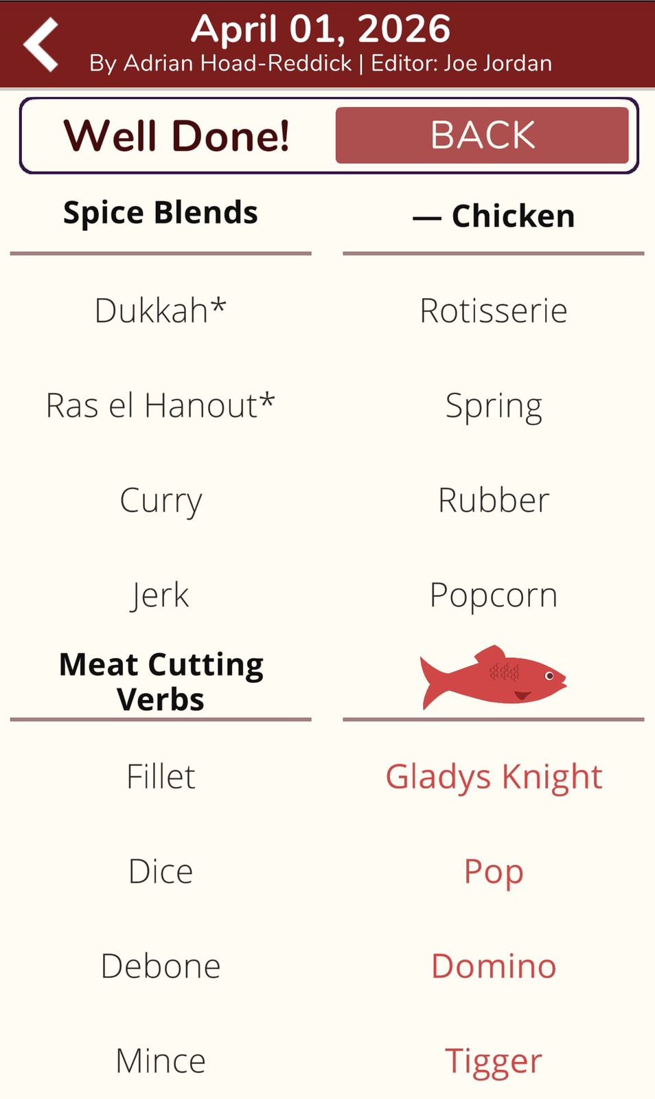 7 Little Words Red Herring April 1 2026