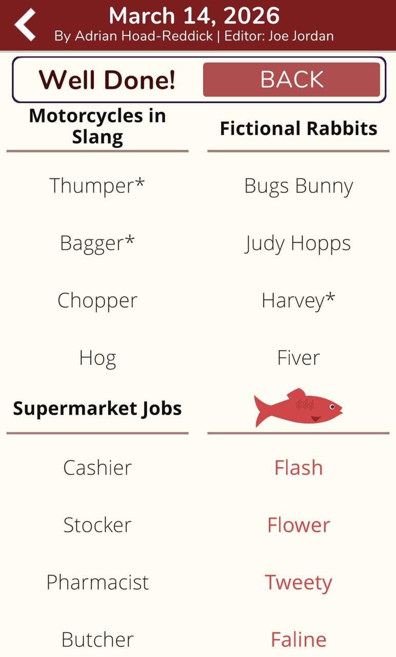 7 Little Words Red Herring March 14 2026