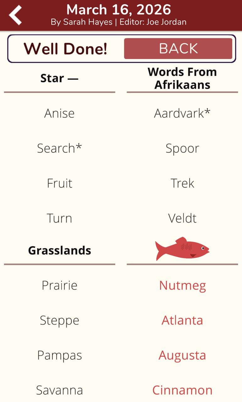 7 Little Words Red Herring March 16 2026