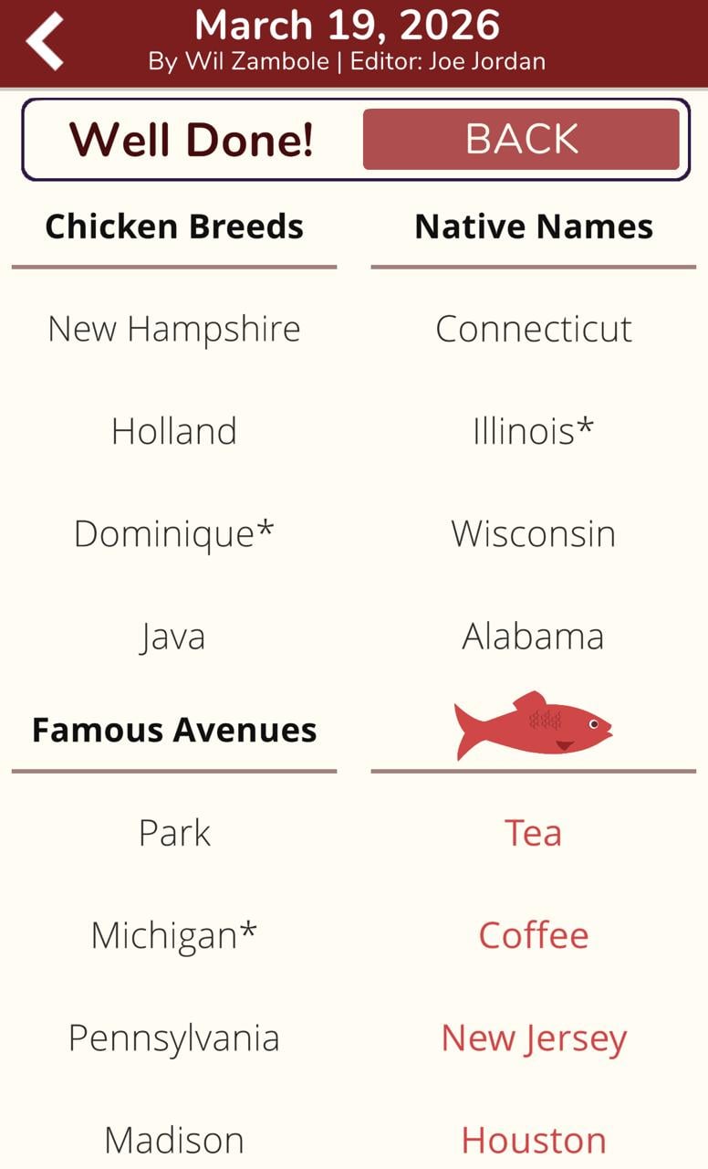 7 Little Words Red Herring March 19 2026