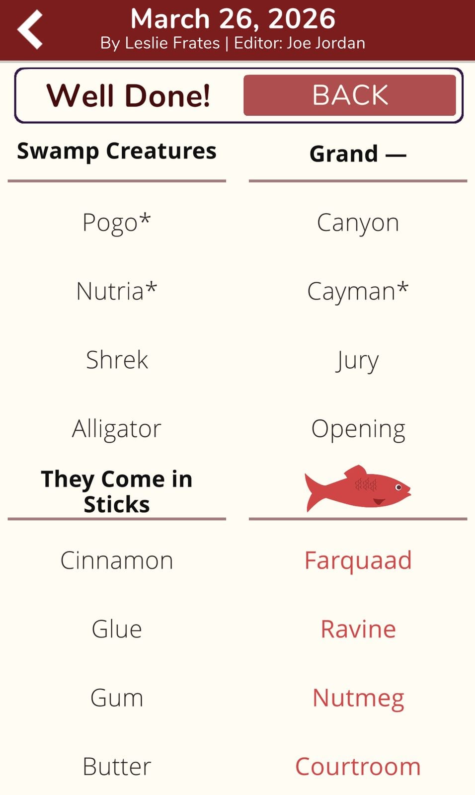 7 Little Words Red Herring March 26 2026 7 Little Words Red Herring March 26 2026