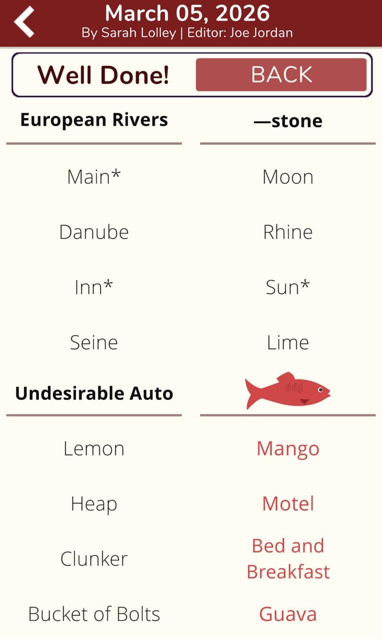 7 Little Words Red Herring March 5 2026