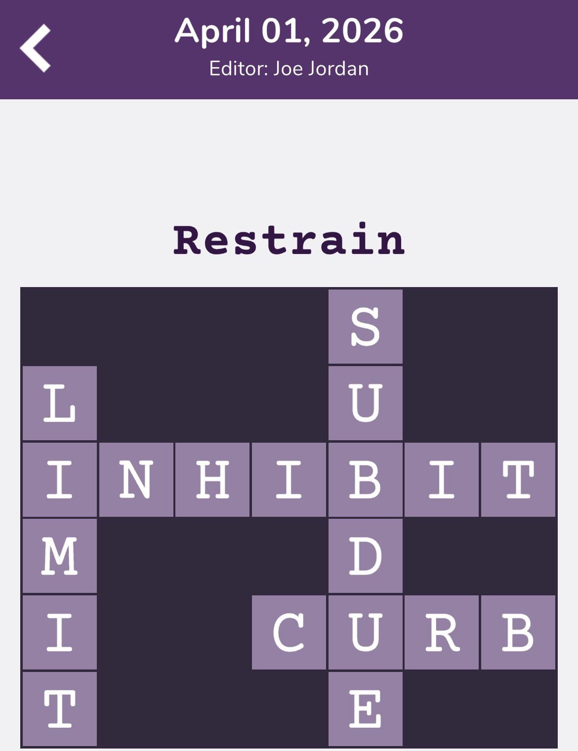 7 Little Words Tiny Little Crosswords April 1 2026