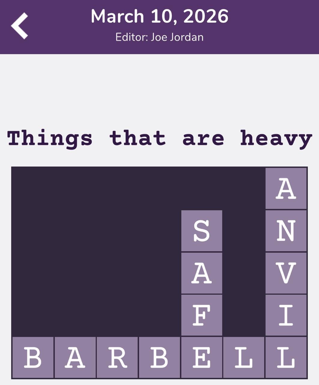 7 Little Words Tiny Little Crosswords March 10 2026