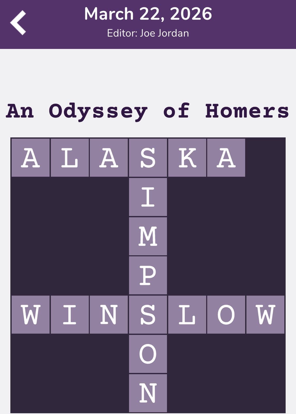 7 Little Words Tiny Little Crosswords March 22 2026