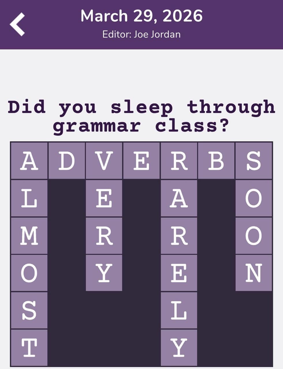 7 Little Words Tiny Little Crosswords March 29 2026 7 Little Words Tiny Little Crosswords March 29 2026