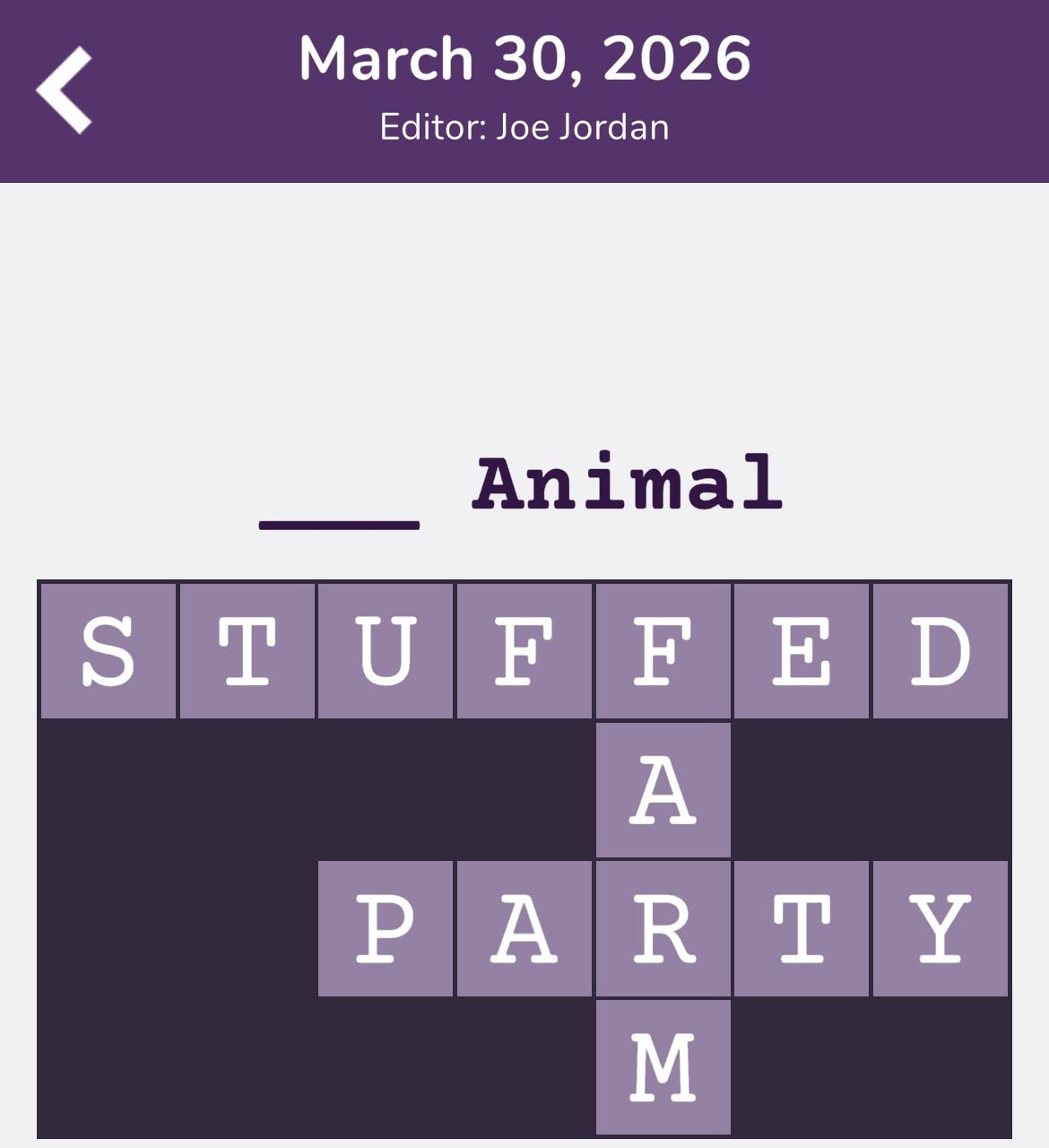 7 Little Words Tiny Little Crosswords March 30 2026