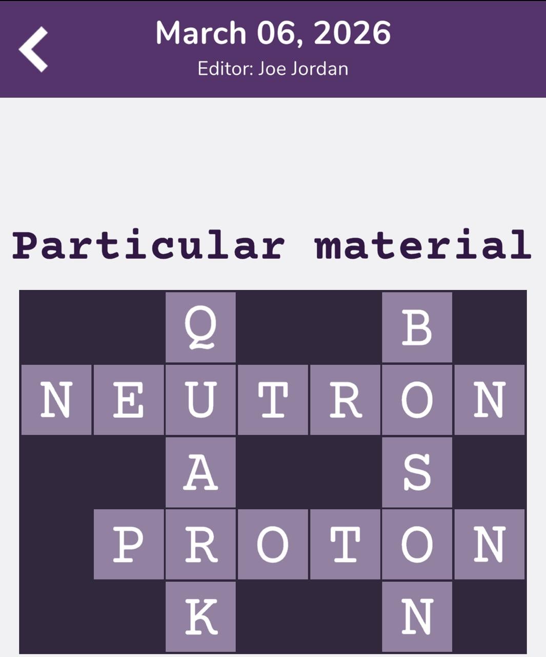 7 Little Words Tiny Little Crosswords March 6 2026