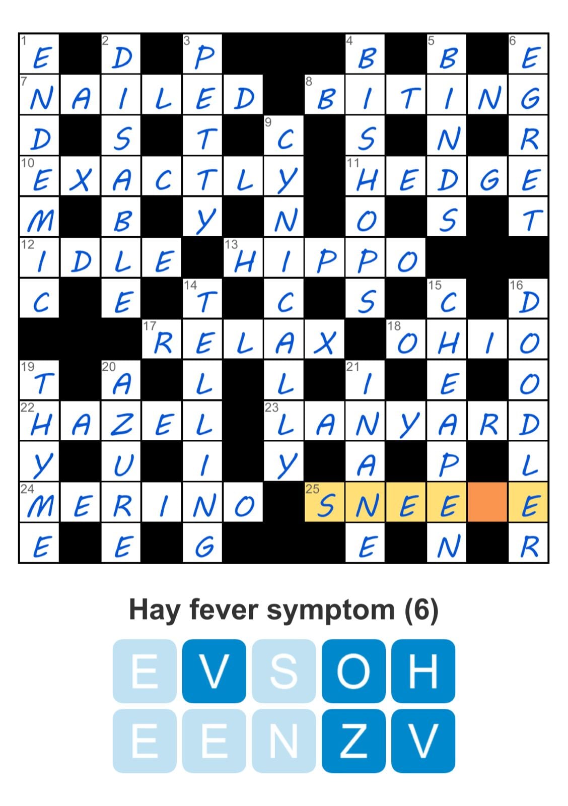 Puzzle Page Challenger March 22 2026