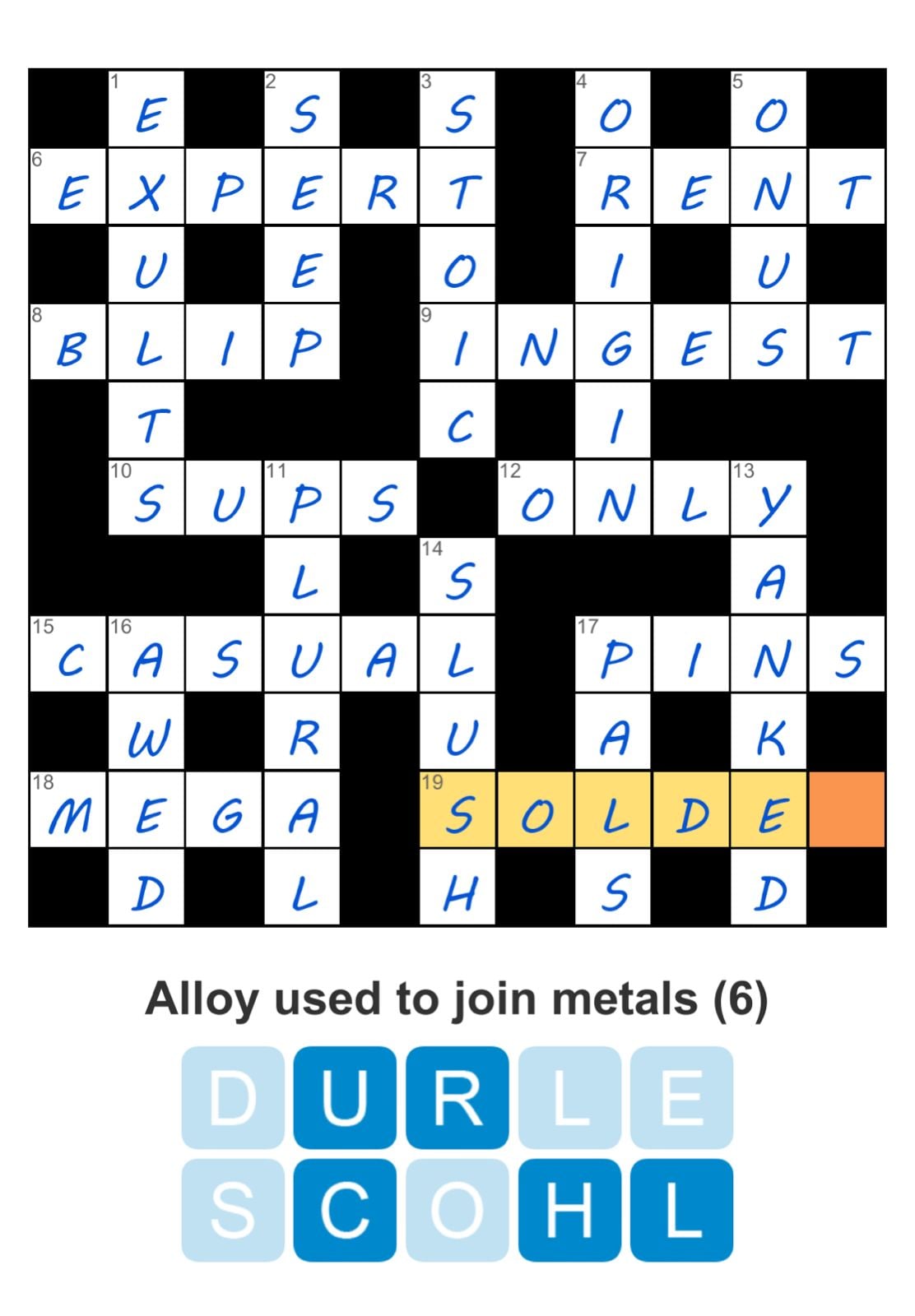 Puzzle Page Crossword March 13 2026