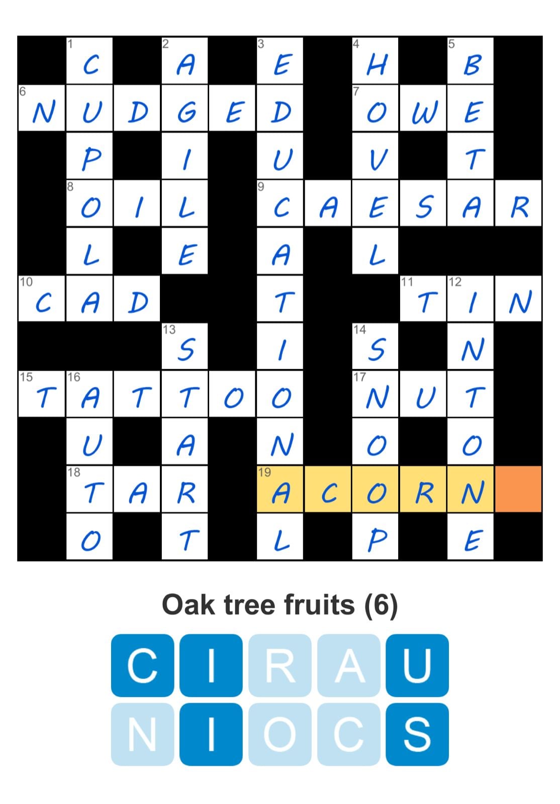 Puzzle Page Crossword March 18 2026