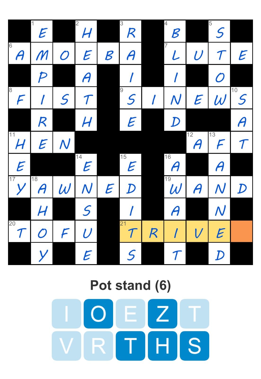 Puzzle Page Crossword March 19 2026