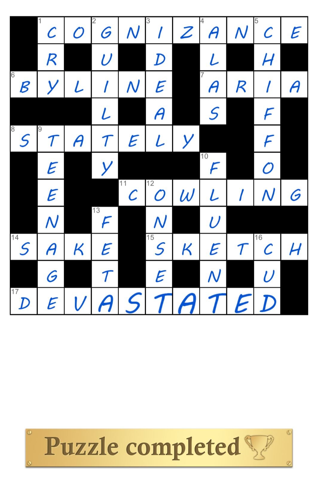Puzzle Page Crossword March 23 2026