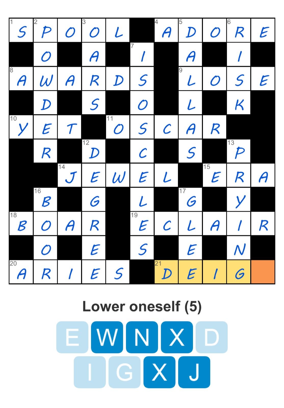 Puzzle Page Crossword March 24 2026
