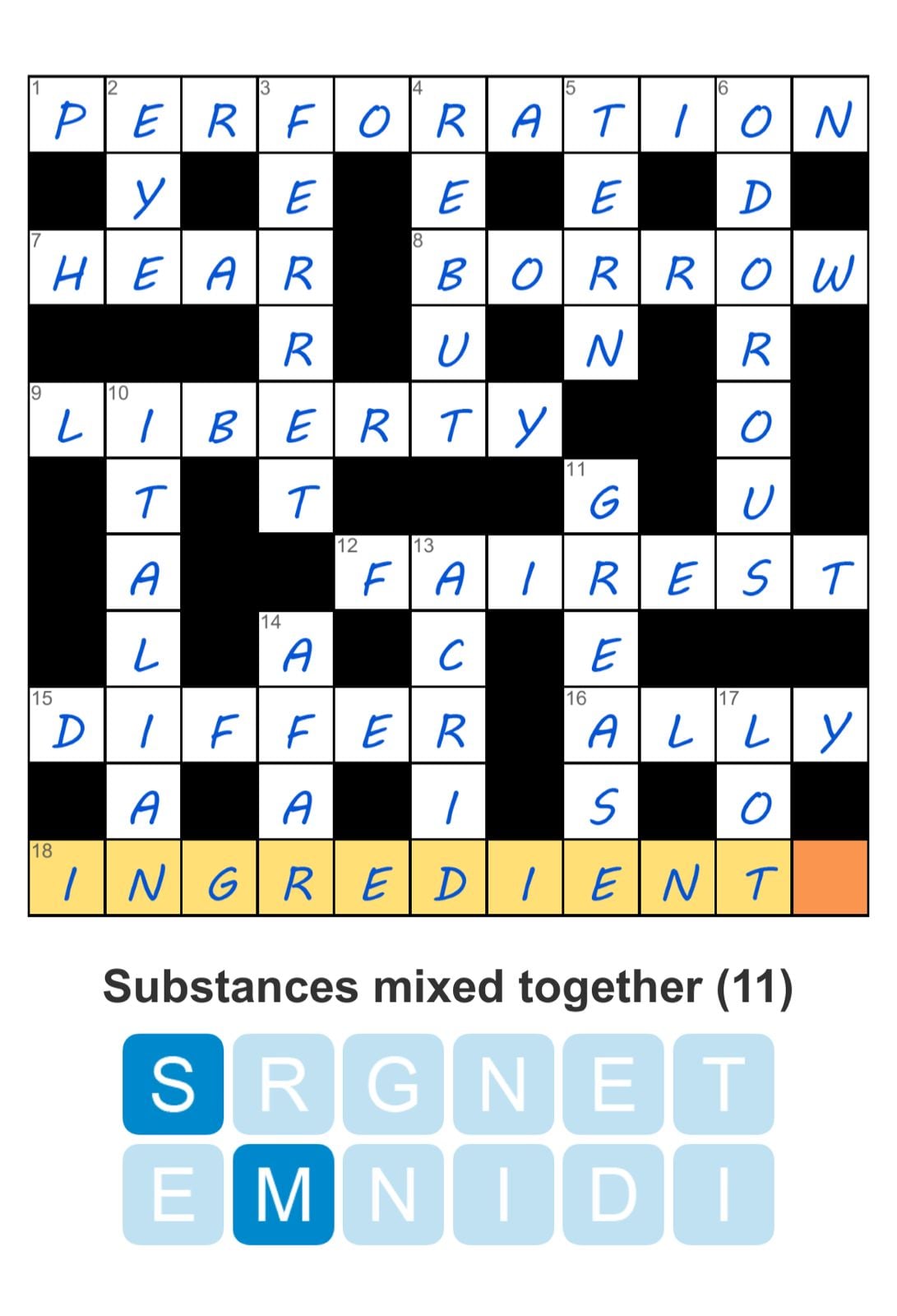 Puzzle Page Crossword March 25 2026