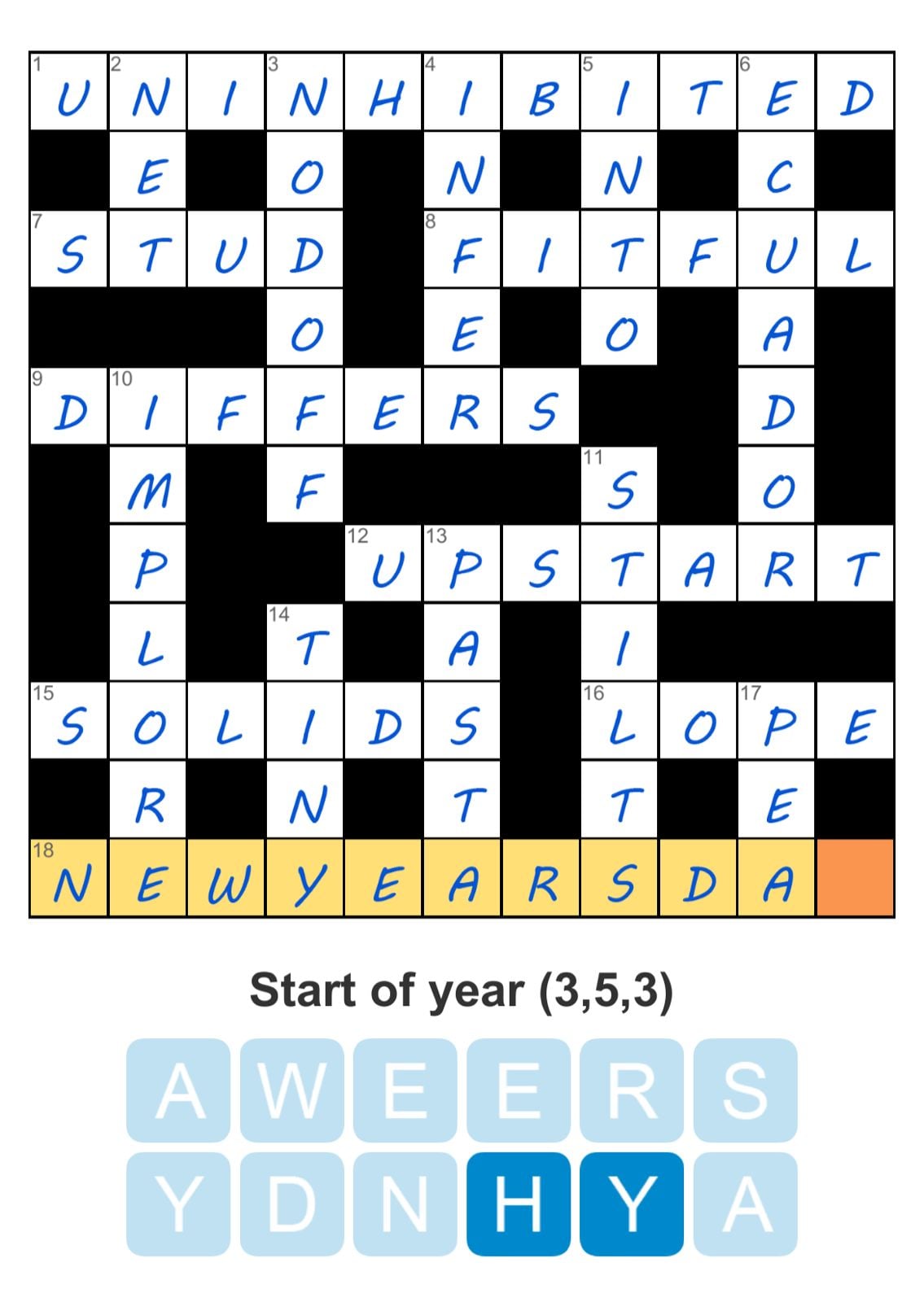 Puzzle Page Crossword March 28 2026