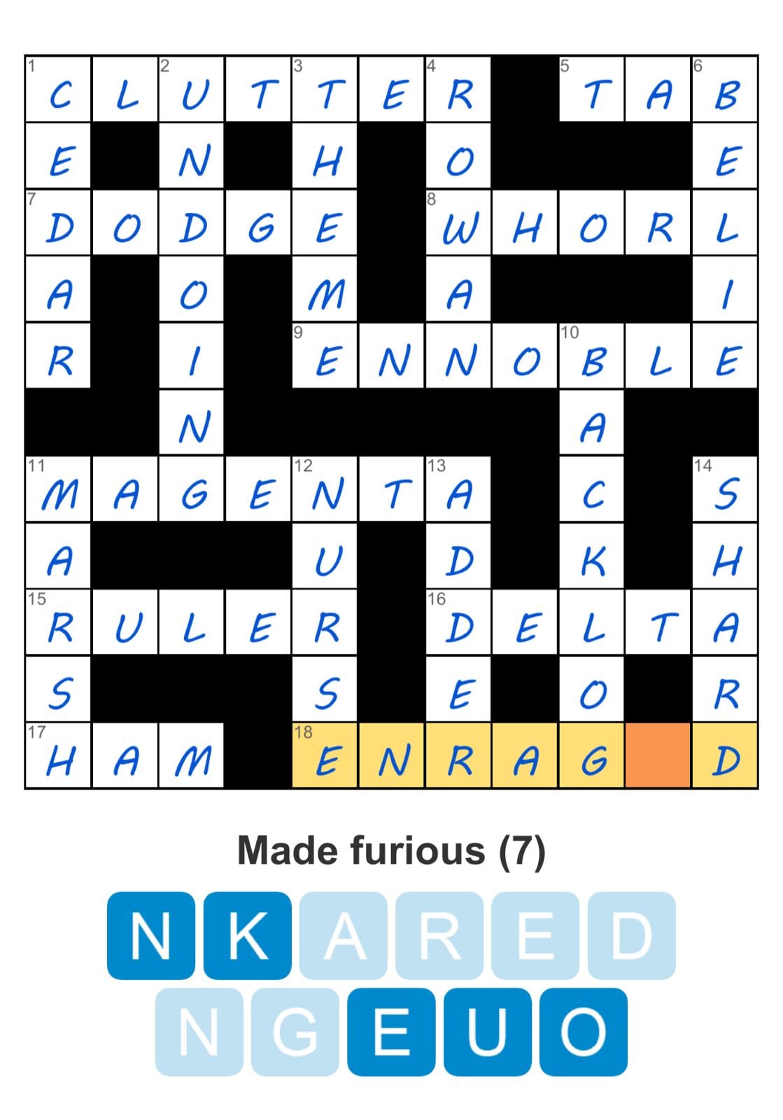 Puzzle Page Crossword March 3 2026