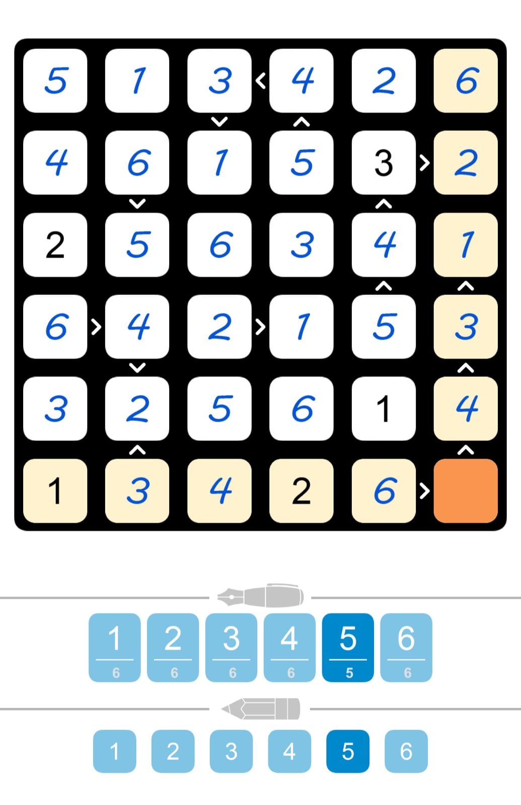 Puzzle Page Futoshiki March 14 2026