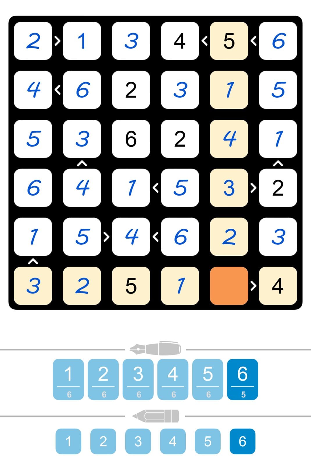 Puzzle Page Futoshiki March 28 2026