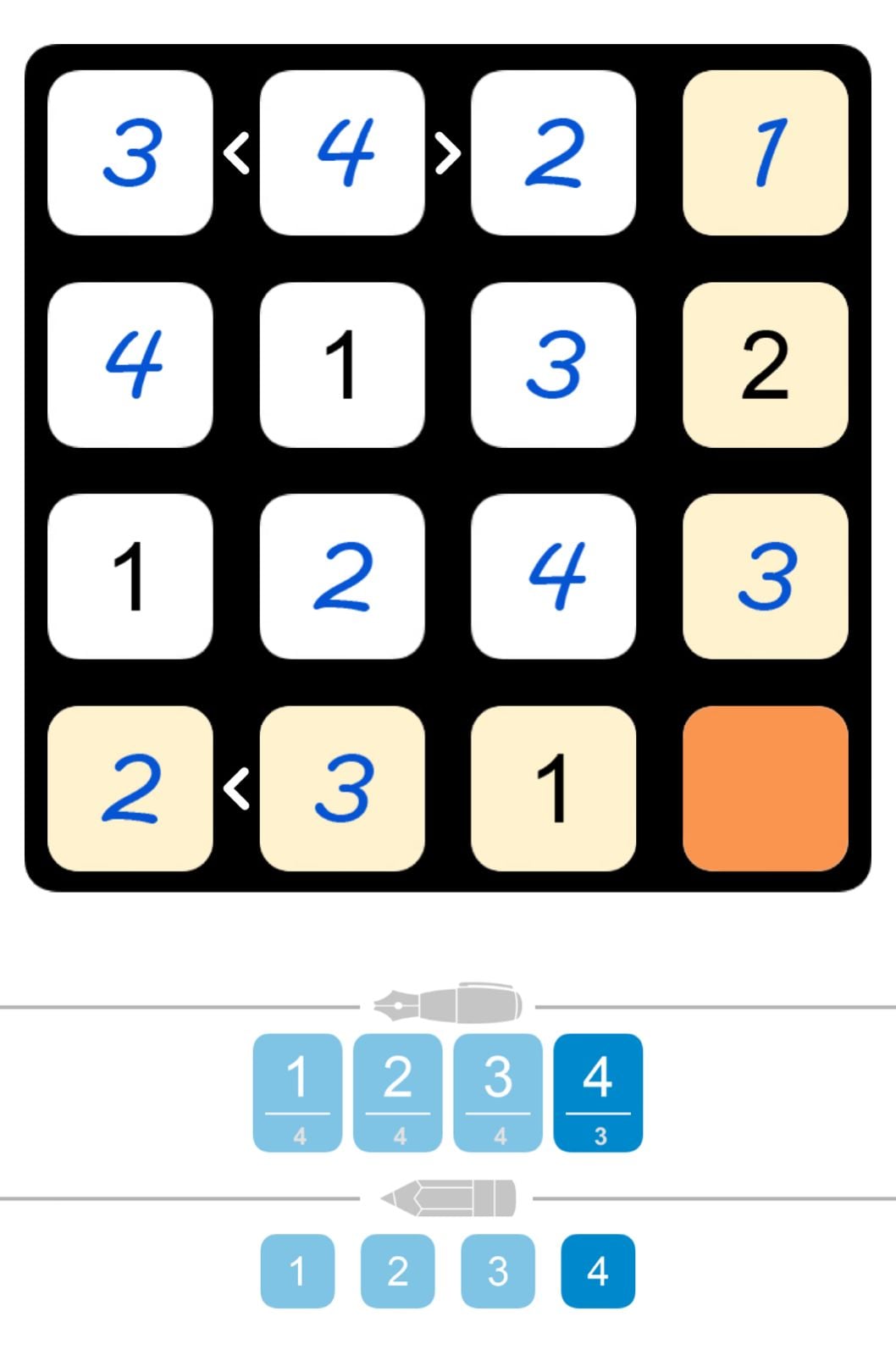 Puzzle Page Futoshiki March 31 2026 Puzzle Page Futoshiki March 31 2026