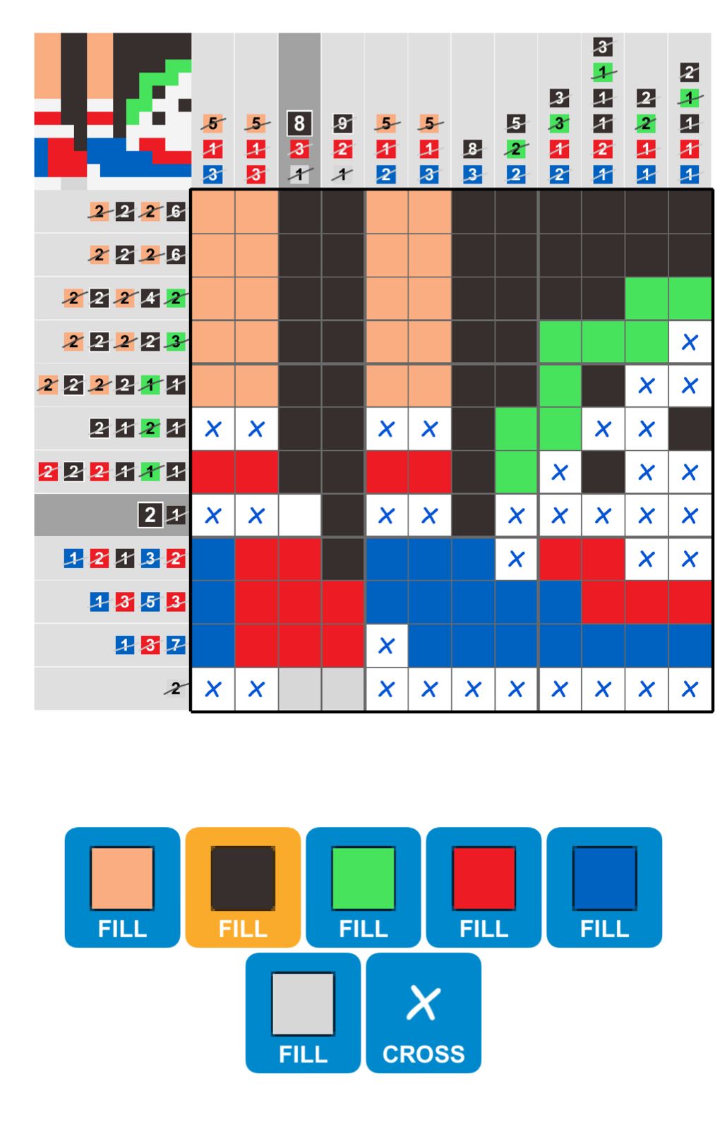 Puzzle Page Picture Cross March 10 2026