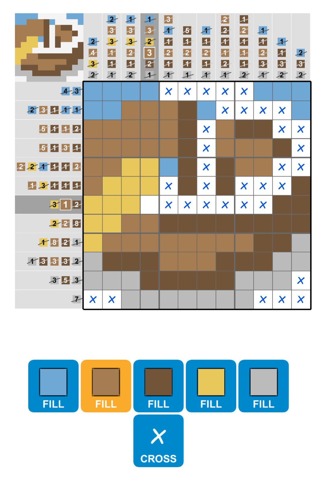 Puzzle Page Picture Cross March 26 2026