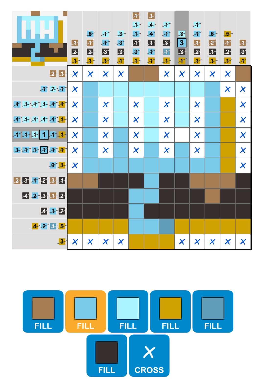 Puzzle Page Picture Cross March 28 2026