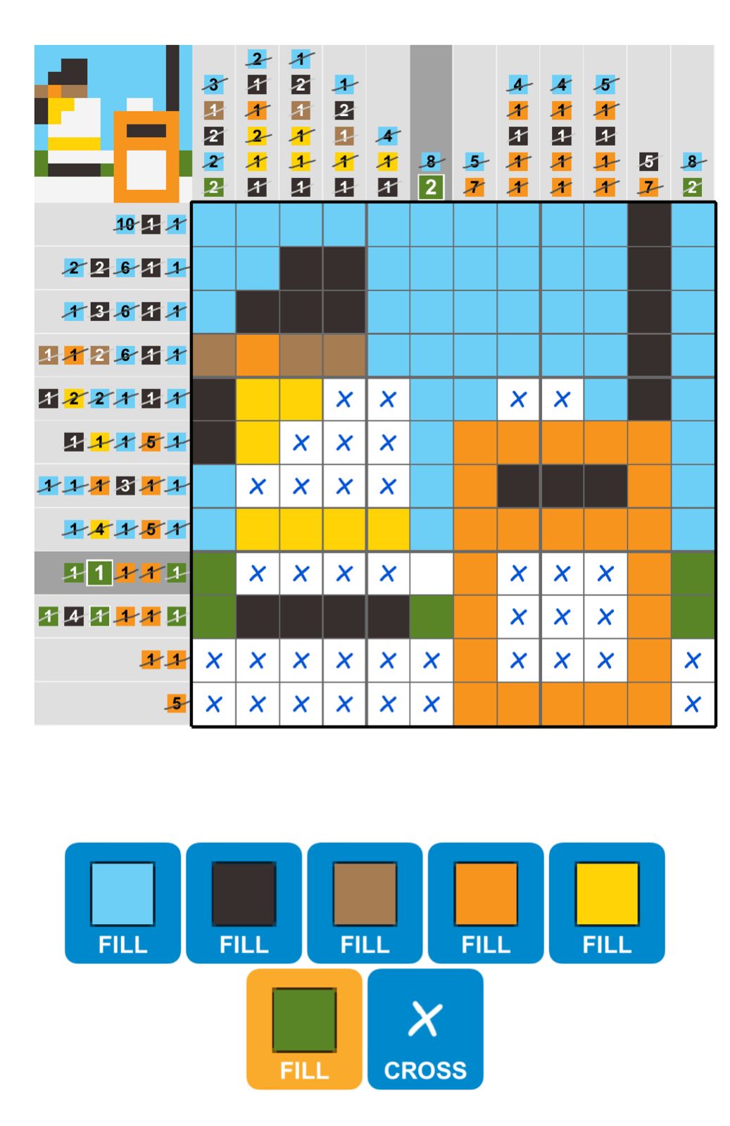 Puzzle Page Picture Cross March 3 2026