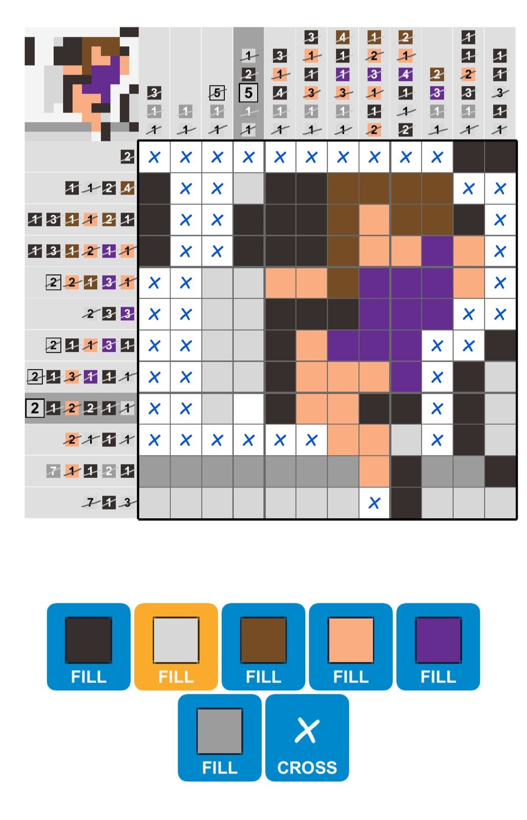 Puzzle Page Picture Cross March 5 2026